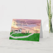 . .新しいホームカード1周年記念 カード (正面)