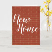 新しいホームカード カード (黄色い花)