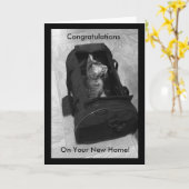 新しいホームカード カード (黄色い花)