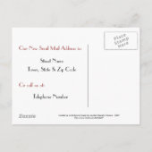 新しいホームカード 案内ポストカード (裏面)