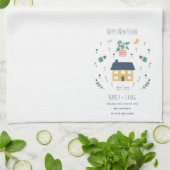 新しいホームキッチンタオル |引っ越し祝いパーティーギフト キッチンタオル (折り畳み)