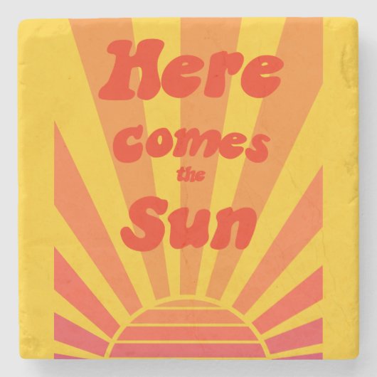 新しいホームギフトやる気を起こさせる引用文 ストーンコースター (正面)