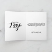 新しいホームクリスマスおめでとうございます カード (内部)