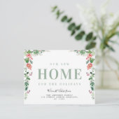 新しいホームクリスマスのお知らせはがき ポストカード (スタンド正面)