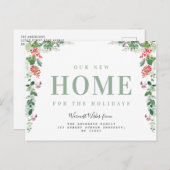 新しいホームクリスマスのお知らせはがき ポストカード (正面/裏面)
