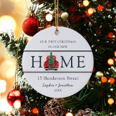 新しいホームクリスマスの初めてのクリスマスモダン セラミックオーナメント