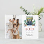 新しいホームクリスマスドア引越し写真 シーズンカード (スタンド正面)