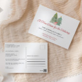 新しいホームクリスマスムービングアナウンスメントカード ポストカード