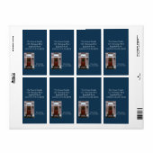 新しいホームクリスマスリースから ラベル (フルシート)