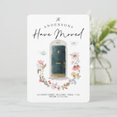 新しいホームグリーンウォーターカラードアワイルドフラワーフローラ 案内状 (スタンド正面)