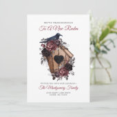 新しいホームゴシックフローラ移動告知カード 案内状 (スタンド正面)