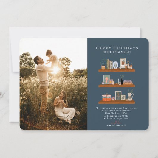 新しいホームシェルフ海軍動き告知写真 シーズンカード (正面)