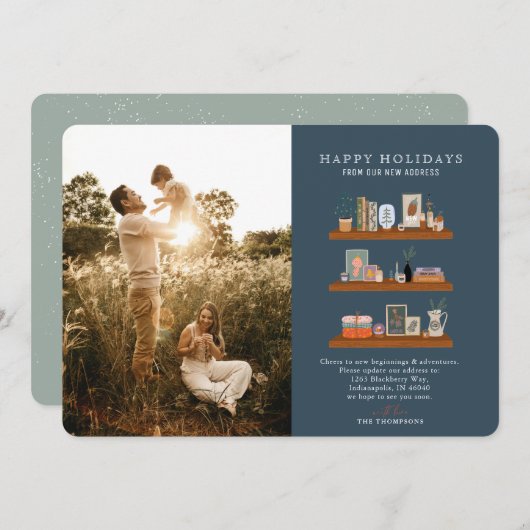 新しいホームシェルフ海軍動き告知写真 シーズンカード (正面/裏面)