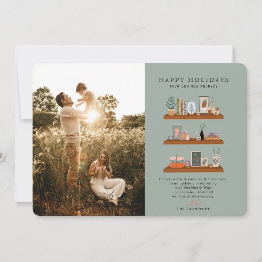 新しいホームシェルフ緑の動くアナウンスの写真 シーズンカード (正面)