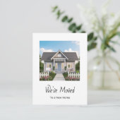 新しいホームシンプルの写真のアドレスの変更 案内ポストカード (スタンド正面)