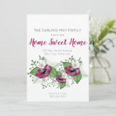 新しいホームスイートホームフローラ水の色の移動 案内状 (スタンド正面)