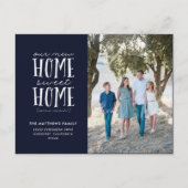 新しいホームスイートホーム引っ越しお知らせはがき 案内ポストカード (正面)