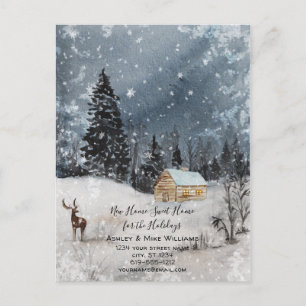 新しいホームスイートホーム移動アドレスのはがき 案内ポストカード