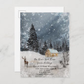 新しいホームスイートホーム移動アドレスのはがき 案内ポストカード (正面/裏面)