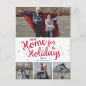 新しいホームスクリプト引っ越しました休日の移動写真 ポストカード (正面)