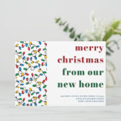 新しいホームストリングライトから聖降誕祭お目出とう 案内状 (スタンド正面)