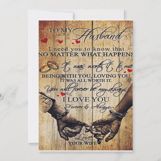 新しいホームデコーギフト |夫の手紙へ シーズンカード (正面)