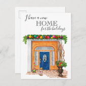 新しいホームドアクリスマスの動きのお知らせ 案内ポストカード (正面/裏面)