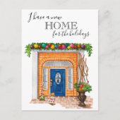 新しいホームドアクリスマスの動きのお知らせ 案内ポストカード (正面)