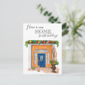 新しいホームドアクリスマスの動きのお知らせ 案内ポストカード (スタンド正面)