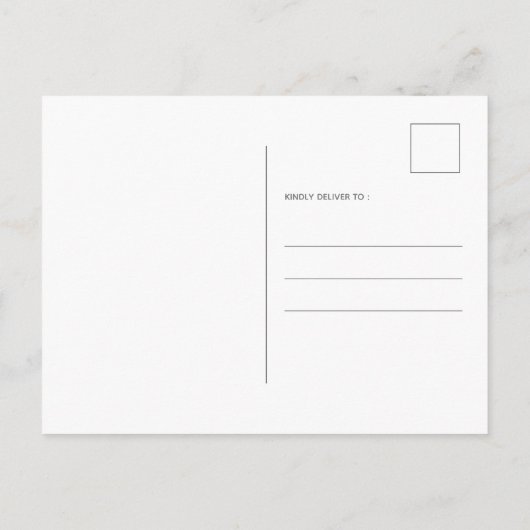 新しいホームドッグ引っ越しましたかわいいペットドッグ移動 案内ポストカード (裏面)