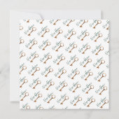 新しいホームハピネス水の色パーソナライズされた カード (裏面)