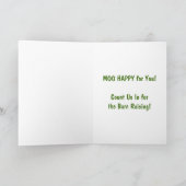 新しいホームバイヤーおめでとう – 牛 カード (内部)