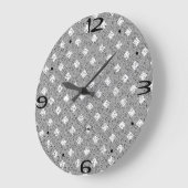 新しいホームパーフェクトバスルーム壁時計グレーアイス ラージ壁時計 (傾斜)