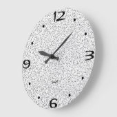 新しいホームパーフェクトバスルーム壁時計ホワイト ラージ壁時計 (傾斜)