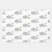 新しいホームピンク包装紙シート ラッピングペーパーシート (正面3)