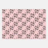 新しいホームピンク包装紙シート ラッピングペーパーシート (正面)