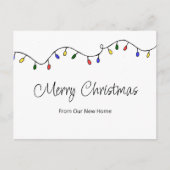 新しいホームフェスティバルクリスマスライト移動 案内ポストカード (正面)