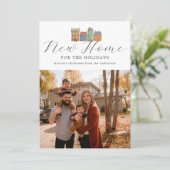 新しいホームフォトカードとスケッチ建物 シーズンカード (スタンド正面)