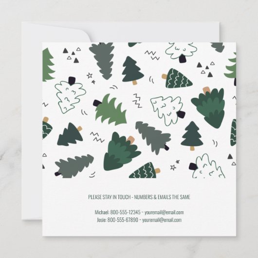 新しいホームフォトクリスマスツリーの移動のお知らせ 案内状 (裏面)