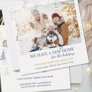 新しいホームフォトドールツリーアンドハウスムービング 案内状