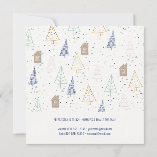 新しいホームフォトドールツリーアンドハウスムービング 案内状 (裏面)