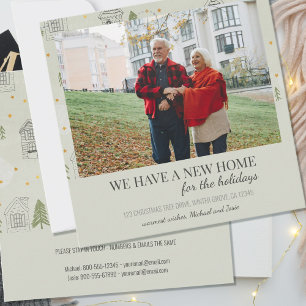 新しいホームフォトパインツリーハウスモーニングアナウンス 案内状