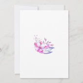 新しいホームフォトブラシスクリプトオーバーレイを移動 案内状 (裏面)