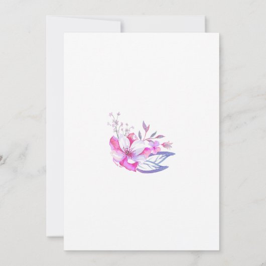 新しいホームフォトブラシスクリプトオーバーレイを移動 案内状 (裏面)