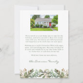 新しいホームフォトホリデーカード シーズンカード (裏面)