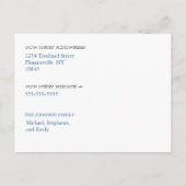 新しいホームフォトポストカード 案内ポストカード (裏面)