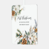 新しいホームフォト初めてのクリスマスオーナメント メタルオーナメント (正面左)