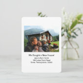 新しいホームフォト引っ越しましたの発表 招待状 (スタンド正面)