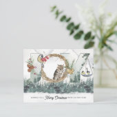 新しいホームフォレストからの喜び自然アドレスの変更 シーズンポストカード (スタンド正面)