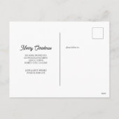 新しいホームフォレストからの喜び自然アドレスの変更 シーズンポストカード (裏面)